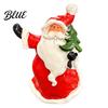 Resin Santa Claus Figurines Christmas Figurine Vintage Snowman Statue Winter Festive Decorative Statue Holiday Tabletop Decoration for Home