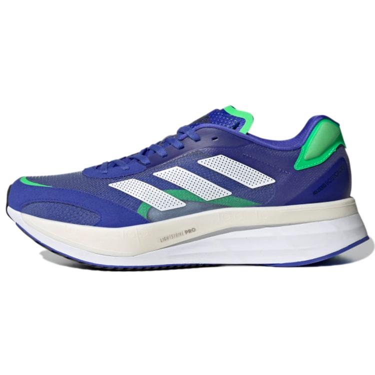 adidas Adizero Boston 10 Sonic Ink Screaming Green Men s FZ2498 EU 46⅔