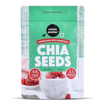 Urban Platter Black Chia Seeds, 400g