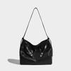 2024 Fall/Winter New Soft Minimalist Style Fashionable Versatile Large Capacity Bucket Bag for Students, Single Shoulder Underarm Bag for School