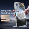 Magnetic Clear Acrylic Hard Lens protection 360 Rotating Back case for Sony Xperia 1VII VI / 10 VI Wireless Charging Bumper case