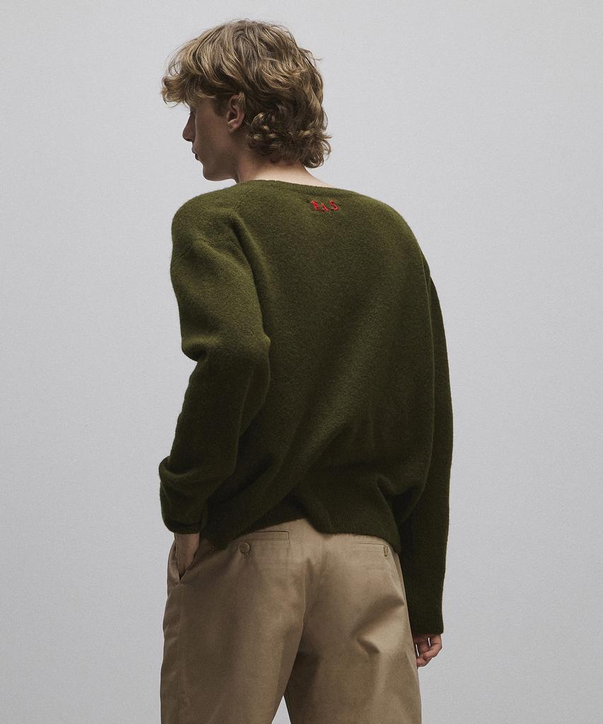 Lollingseutyudio Yak Wool Sweater Deep Olive