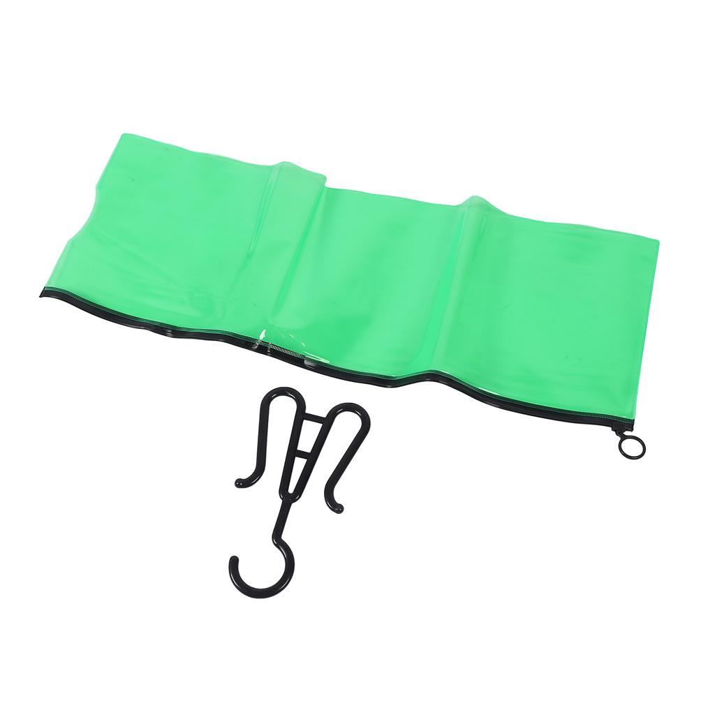 5pcs Wig Storage Bag Transparent PVC Hair Extension Holder With Hangers for Home Large Size