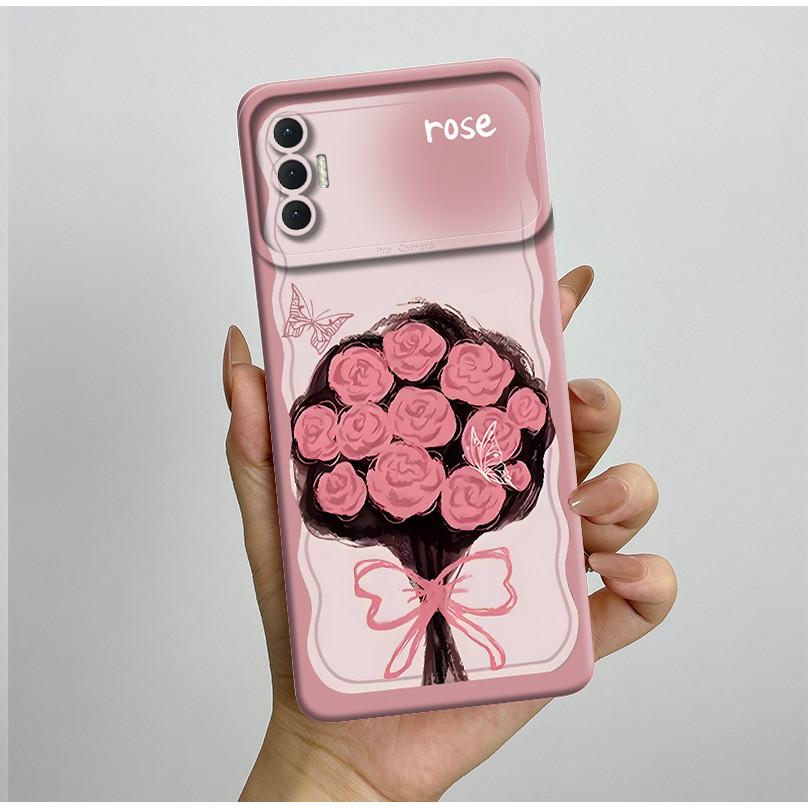 Für Tecno Spark 8P Hülle Mode Ästhetik Schmetterling Blumen Stoßfest Silikon Weiches TPU Handyhülle Spark8P KG7 KG7H KG7n Abdeckung