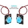 Uxcell 2pcs 2W 8ohm Mini Speakers Metal Shell Round Internal Micro Magnet Speakers Mini Speakers DVD EVD Multimedia Mobile Portable Advertising