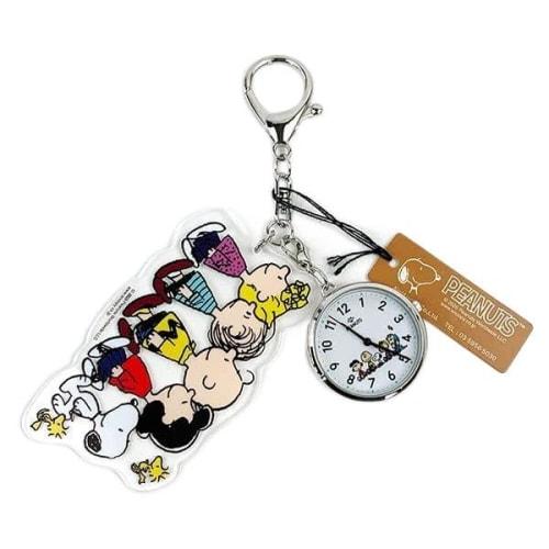 Fieldwork Women's Snoopy Analog Keychain Watch, Silver, PNT035-1