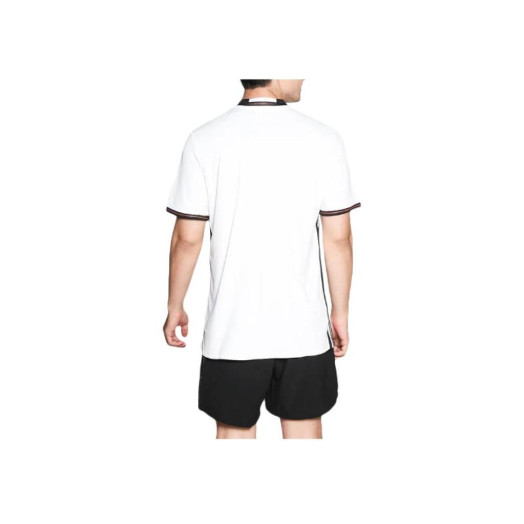 Adidas Outdoor Casual Sports Round Neck Pullover Short Sleeve Soccer Jersey Men Tops White AI5014
