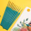 11pcs No Shedding Miniature Paint Brushes Ergonomic Handle Detailing Brush  Art Student
