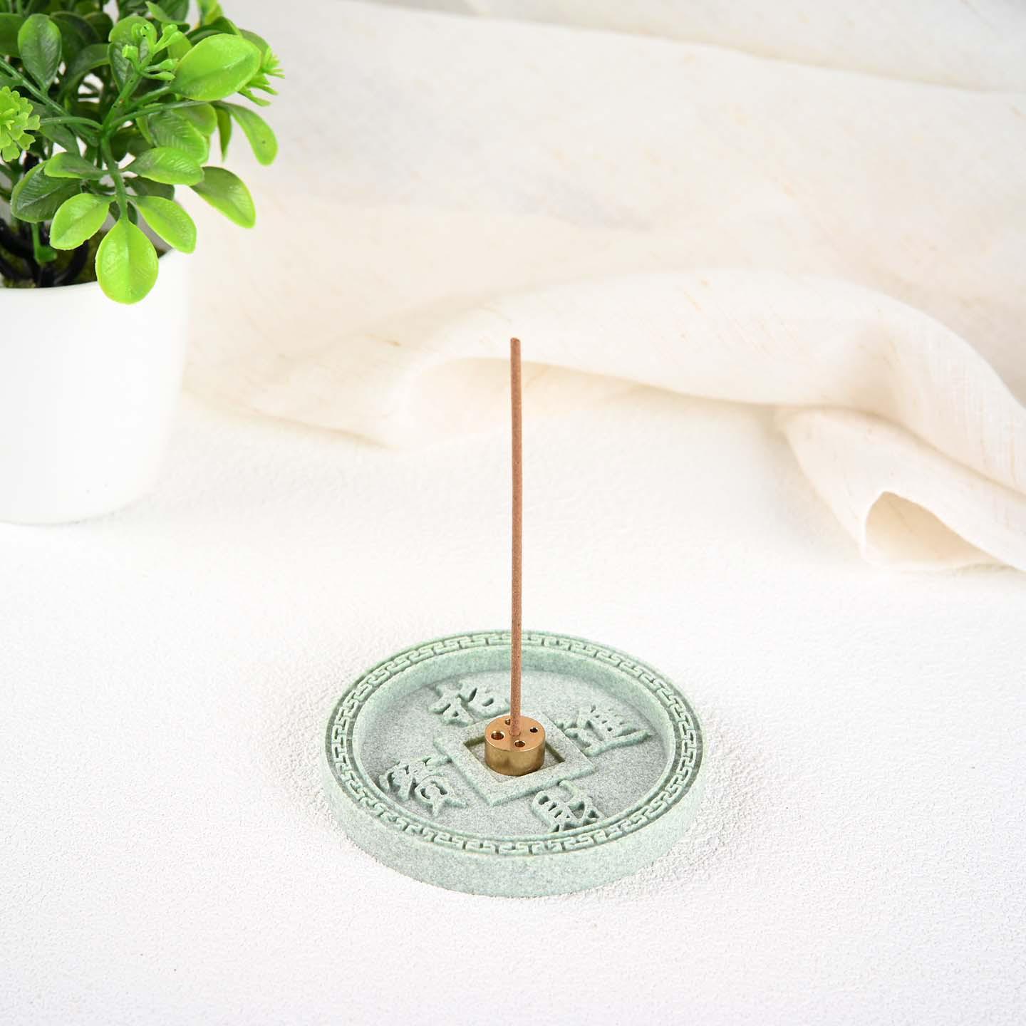 

Golden Toad Blue Stone Incense Holder – Zen Tea Table Ornament