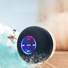 Mini suction cup Bluetooth speaker waterproof hands-free microphone for indoor bathrooms, swimming pools and beaches