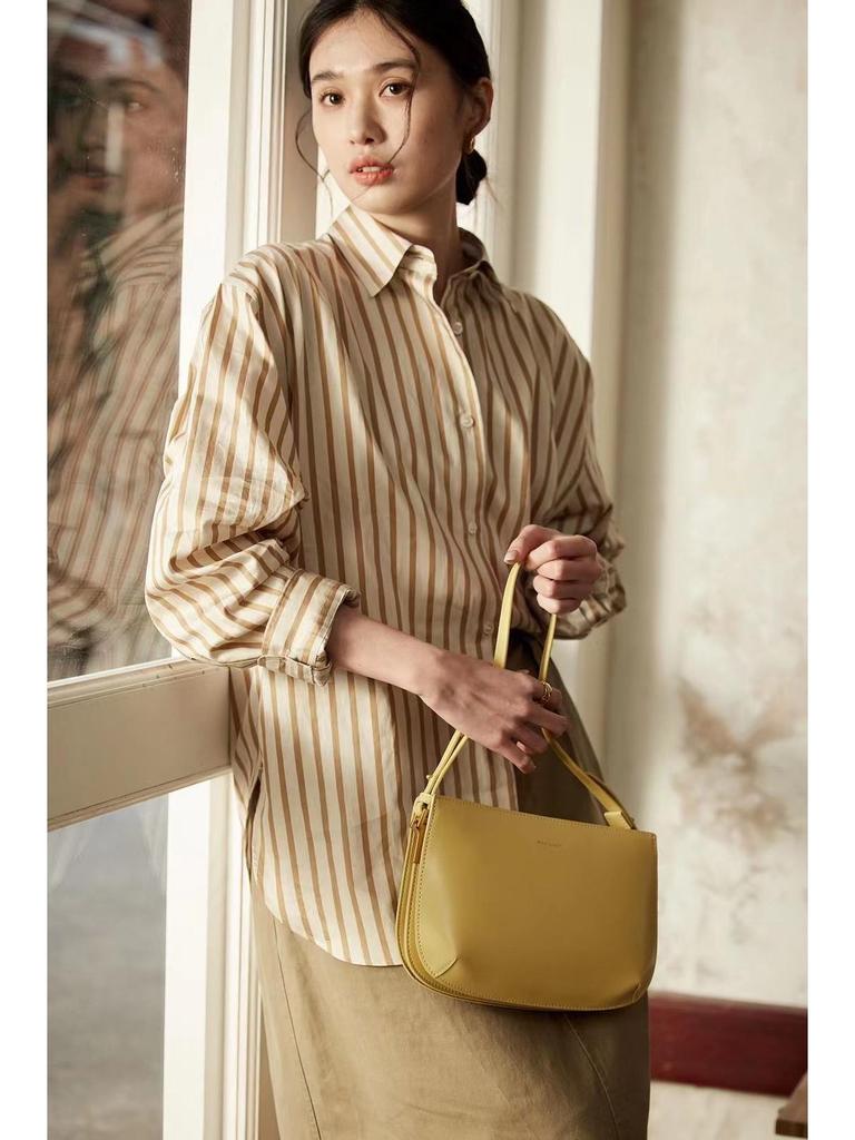 Koreansk kuskinn underarmsveske: Dame Chic, Allsidig Skulder- og Crossbody-veske