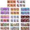 6pcs DIY Rhinestone Diamond Art Mosaic Postcards Xmas Theme Diamond Art Greeting Cards for Holiday Blessings Christmas Gift
