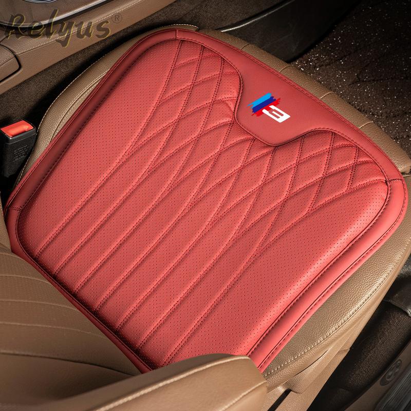 Weiches Auto-Sitzkissen PU-Leder Belüftet Ganzjahres-Sitzkissenbezüge für BMW 3er Serie 3GT G20 G21 G28 F30 F31 F34 F35 F36