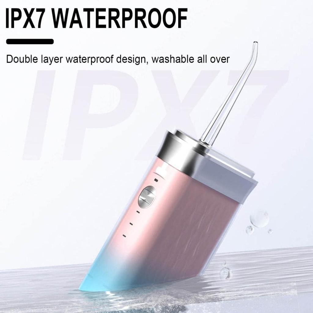 Bärbar elektrisk tandsköljare, batteri med hög kapacitet kan användas i en vecka, hemmaresa rengöring av tänderna bekvämare