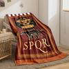 Roman SPQR Wolf Blanket Bedroom Blanket for Livingroom Couch Lunch Break Soft Throw for Friend's Festival Gift