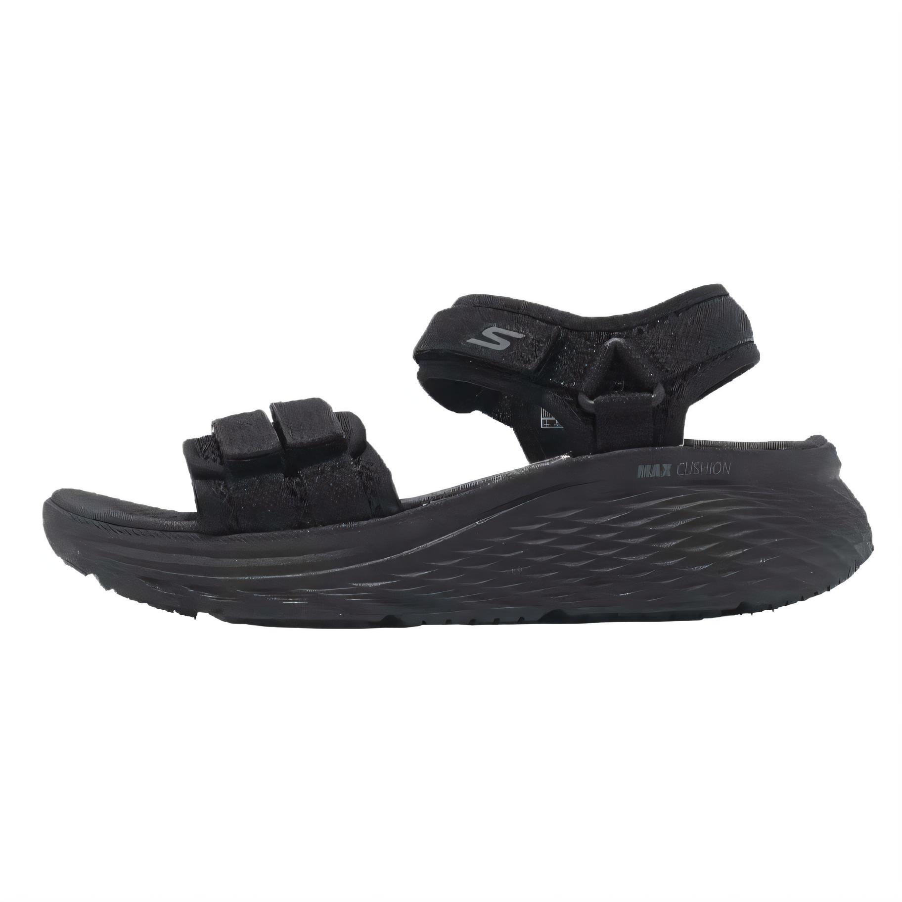 Skechers Max Cushioning Elite 2 Удобные Стильные Простые Шлепанцы Женские Сандалии Черные 141617-BBK 35