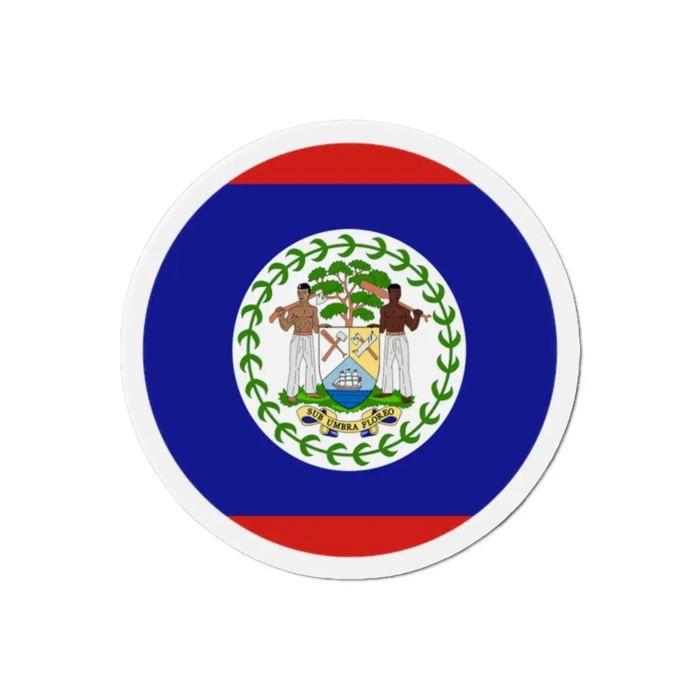 Aimant Rond - Multicolore - Belize - 6 cm - 50 pièces - Résine synthétique