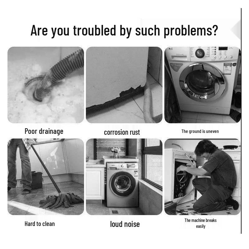 Washing Machine & Refrigerator Anti-Vibration, Anti-Slip Foot Pads - Shock Absorbing, Silent, Stable Heightening Pads