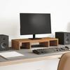 VidaXL Adjustable Monitor Stand Artisan Oak Engineered Wood, Adjustable Monitor Riser, Screen Stand 854633