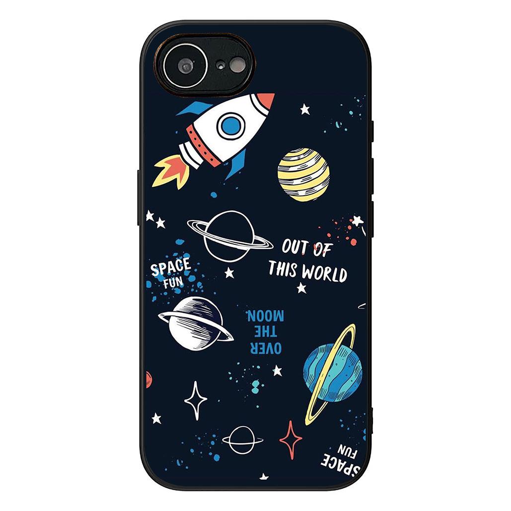 

Galaxy Moon Sky Astronaut Stars Phone Case for Apple iPhone 16 17 Air 14 15 Pro Max Plus 16+ 16E 14+ ProMax Cover Casing iPhone 15 Plus