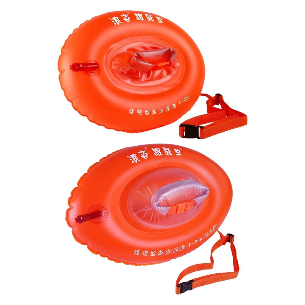 Swim Buoy Bright Color Supplies Gear Accessories Quick Release Buckle With Belt For Enthusiasts Exercise Drifting Lake Beginners