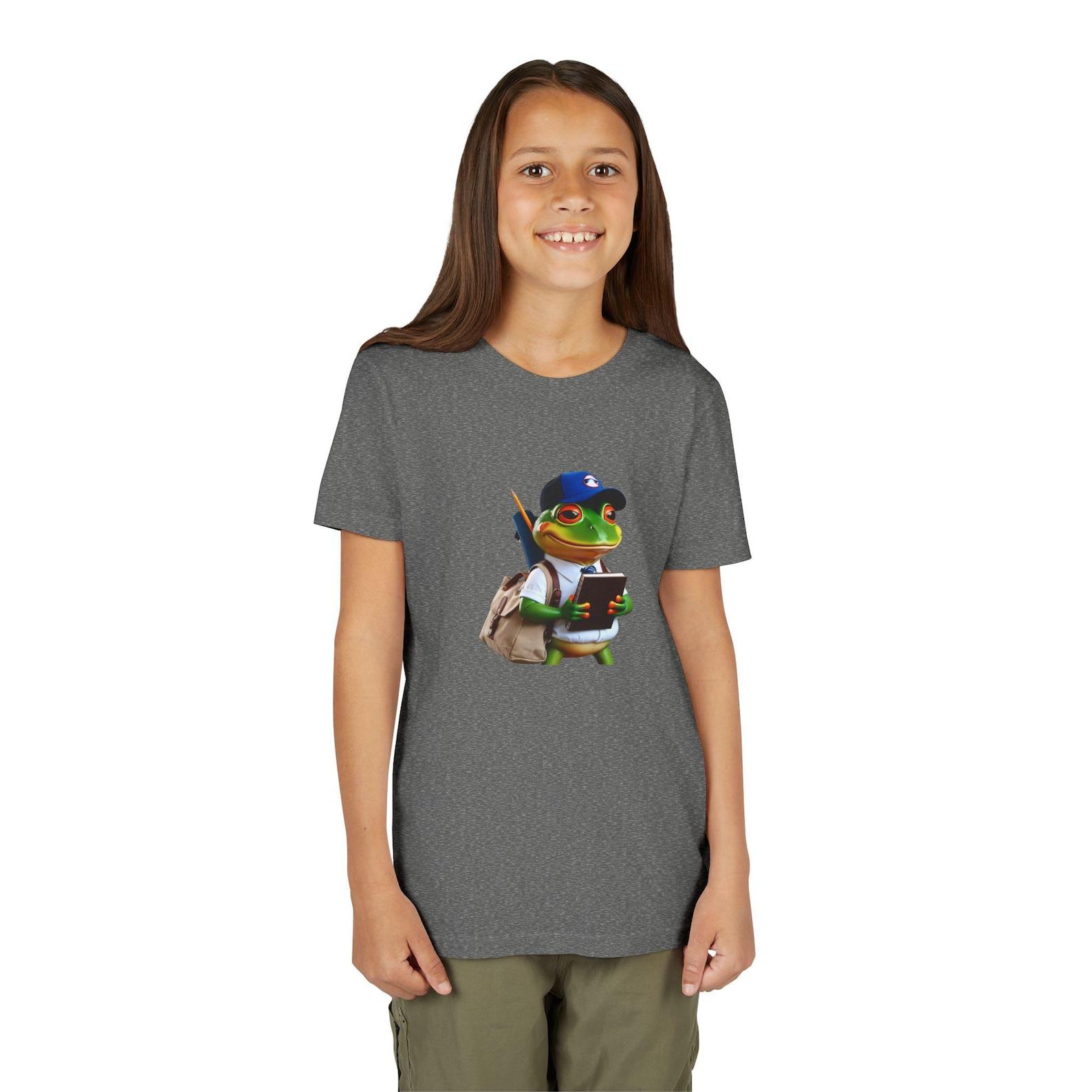 Frog Tee, Kids T-Shirt, Fun Animal Shirt, Back to School Top, Children s Clothing, Cute Amphibian Apparel 160