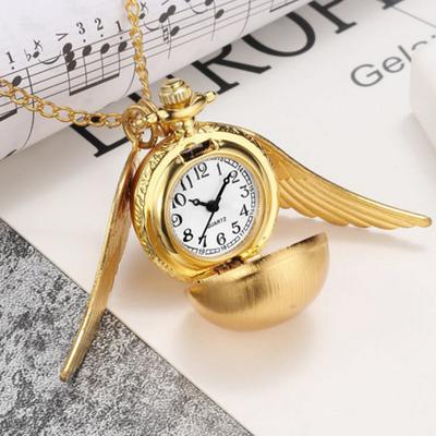 Angel Wings Ball Love Pocket Watch Angel Ball Vintage Pocket Watch Necklace Watch