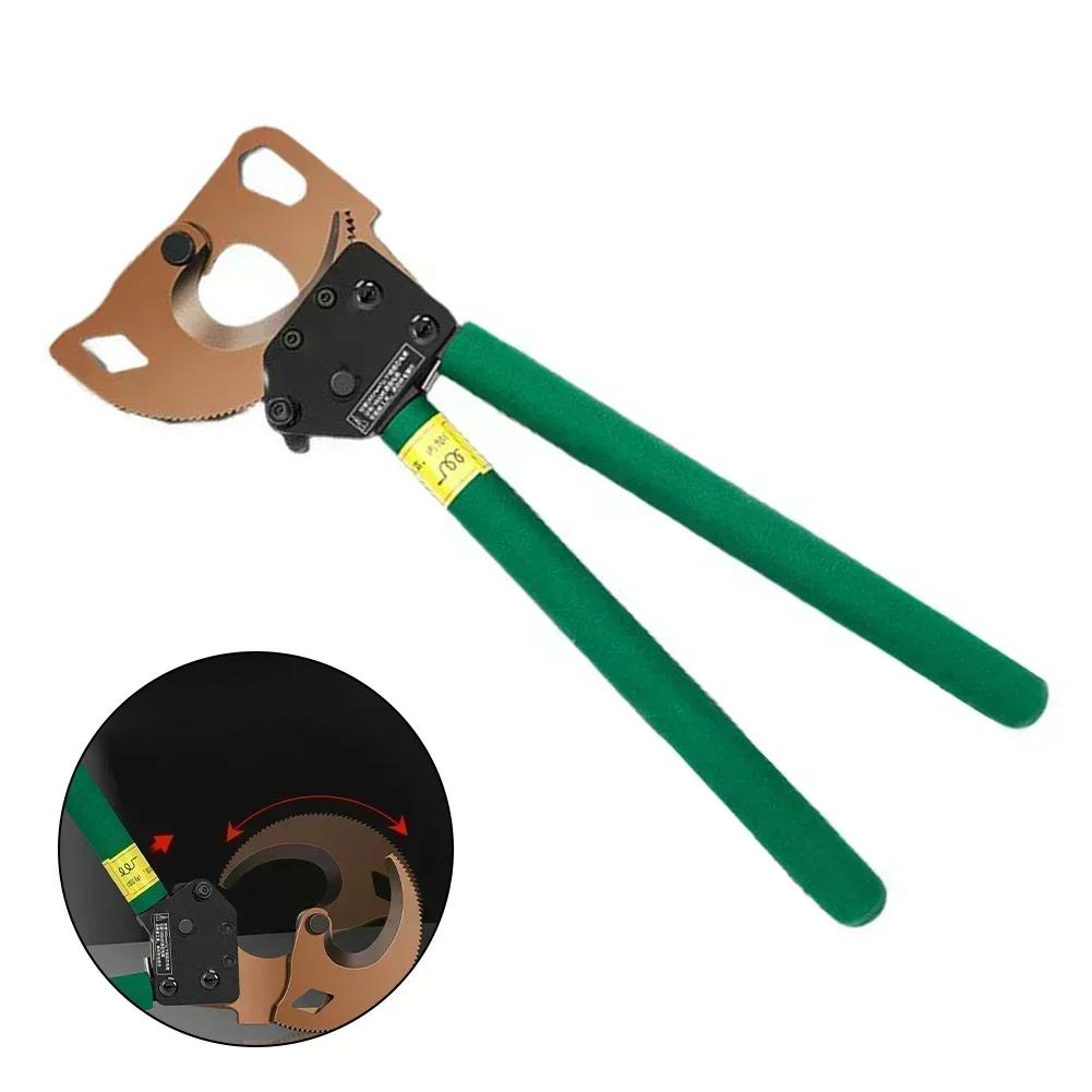 Geared Copper And Aluminum Cable Cutters, Multifunctional Manual Ratchet Wire Rope Cutting Tool Powerful Ratchet Cable Cutters China Mainland