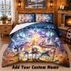 Honkai Star Rail Custom Name 3Pcs Bedding Set 1 Bed Sheet 2 Pillowcases Bedroom Home Decor