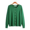 Damen Strickjacken Pullover Leichte Frühling Herbst Outfits Business Casual Weiche Oberteile Langarm Knopfleiste Pullover Rundhalsausschnitt Cardigan für Damen