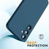 Coque Silicone pour Samsung Galaxy A54 5G - BOOLING - Ultra fine - Antichoc - Bleu + 2 Verres