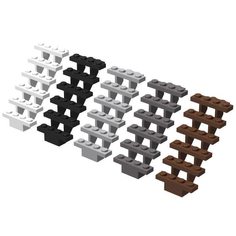 Compatible With Small Particle Building Block Parts 30134 Building Scene Accessories 7X4X6 Stairs, Ladder Weighing Catties