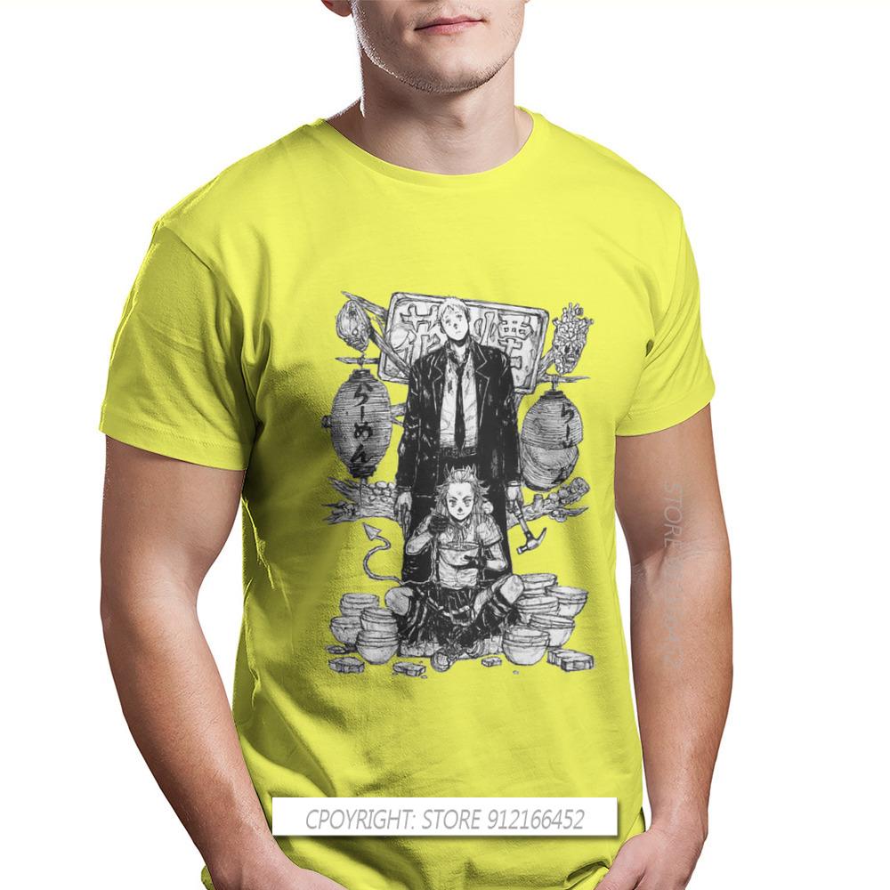 Dorohedoro Caiman Nikaido Manga Anime Novelty TShirt For Men Shin Noi O Neck Pure Cotton T Shirt Gifts Streetwear 3XL