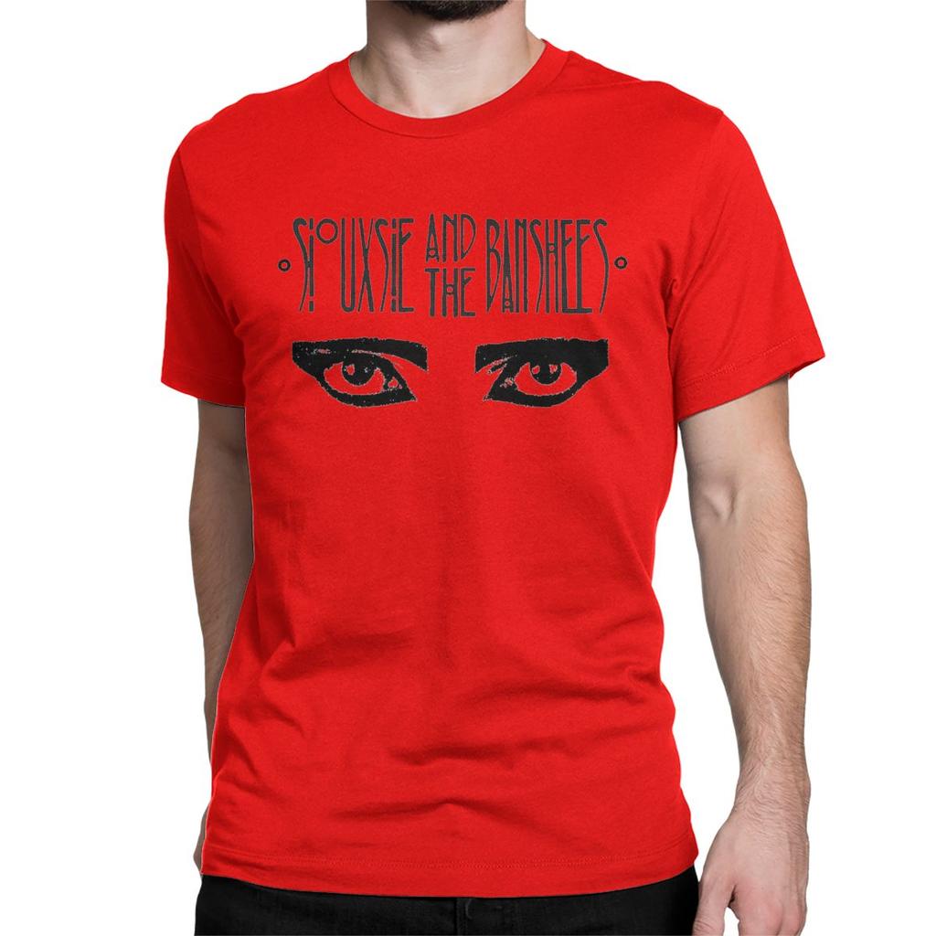 British Rock Band Siouxsie Sioux T Shirts Men Women's Pure Cotton T-Shirts Siouxsie And The Banshees Tees Short Sleeve Tops