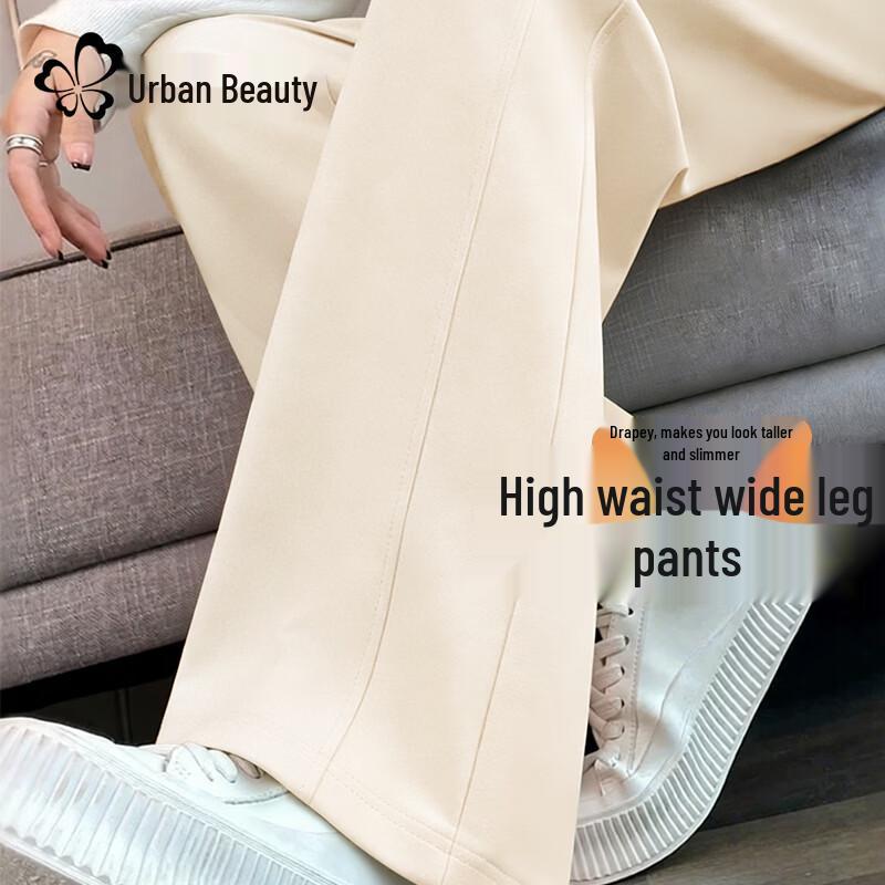 

Women s High-Waist Wide-Leg Straight-Fit Casual Pants 2XL