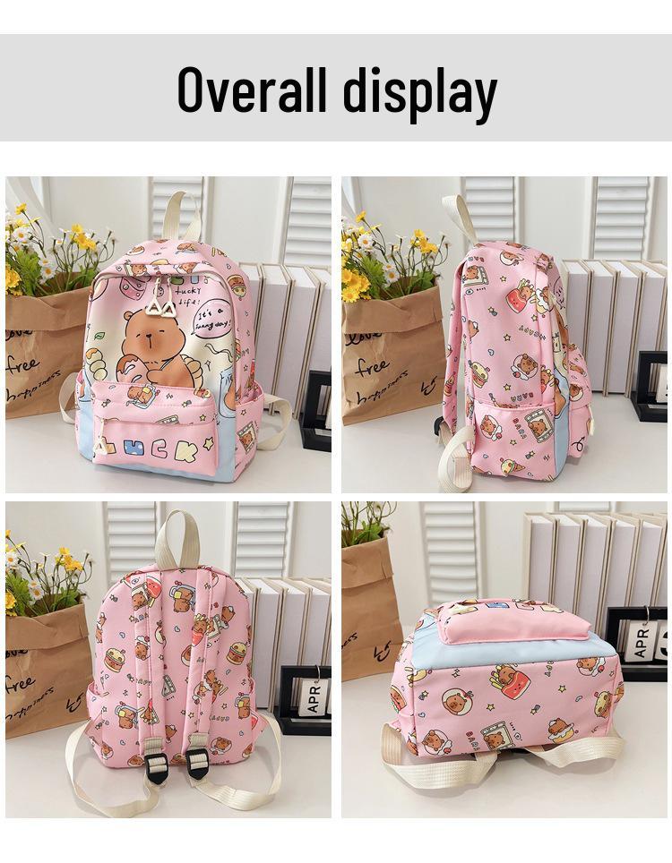 Adorable Cartoon School Backpack for Kids - Lightweight, Load-Reducing Design 2026 Style.