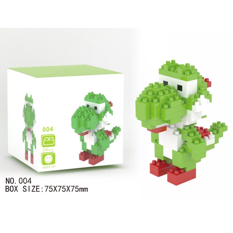 Mario bros Yoshi Action Figure Micro Blocks Nano Building Blocks Cartoon Toys For Kids Gifts