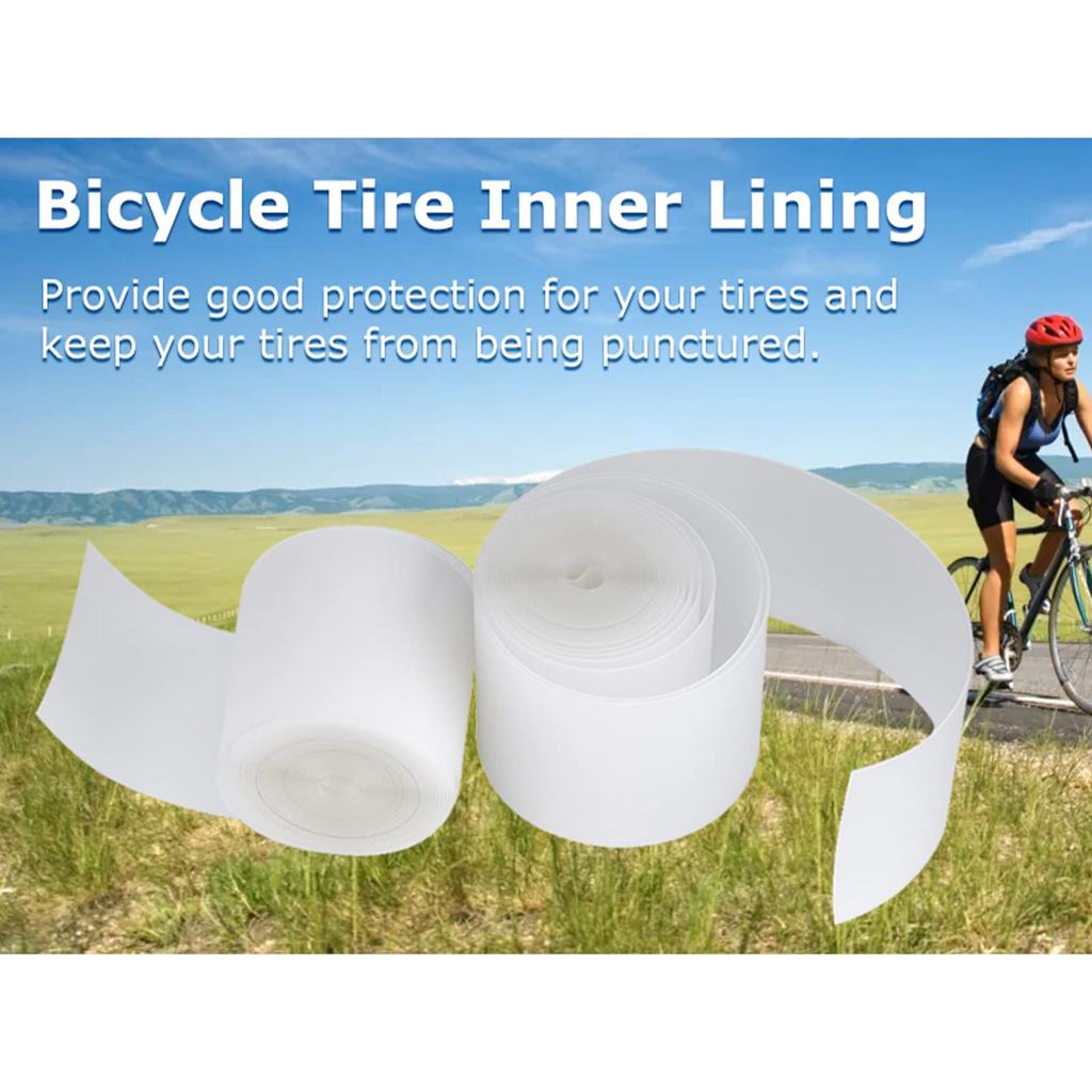 2pcs Tire Liner Bike Puncture Proof Belt Pad Cycling Anti-Puncture Tyre Protector Tape for 700C 29"