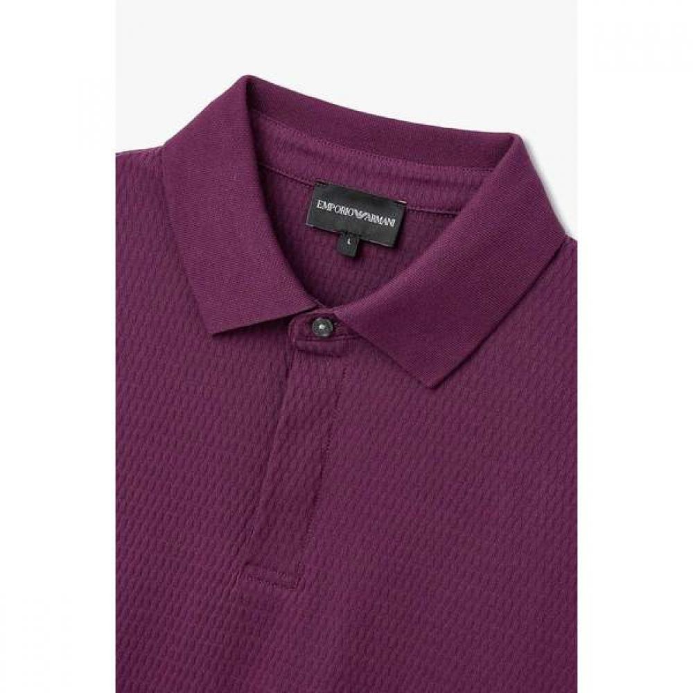 Emporio Armani Men S Cotton Jacquard jerSey Polo Shirt A516326007