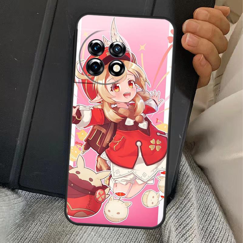 Genshin Impact Klee Game Case For OnePlus 15 13 12 11 13R 13T 10T 10R 12R OnePlus Nord 5 CE 2 3 4 Lite N20 N30 Cover