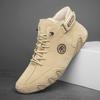 CLOHOO Sapatos Casuais de Couro Tênis Masculino Moda Lazer Caminhada Sapatos Loafer Calçados Confortáveis Botas Masculinas de Luxo 2026 Novo