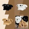Boze Kleine Hond Pluche Oor Cartoon Honkbalpet Voor Kinderen Winter Warmte