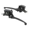 1 Pair 22mm 0.87in Brake Clutch Master Cylinder Lever Black for Gy6 50cc 110cc 125cc 150cc 250cc Scooter