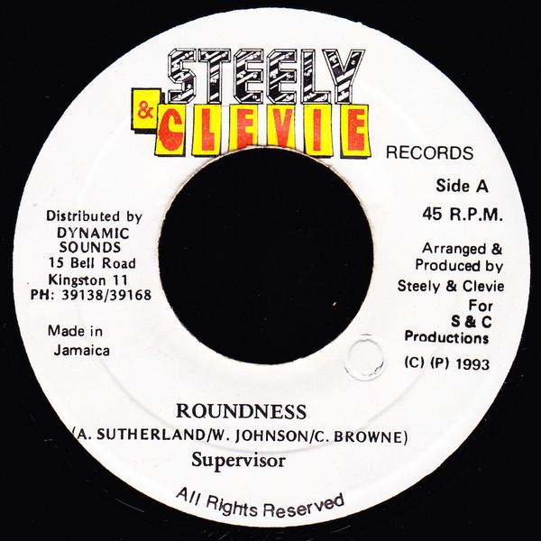 

7inch Record SUPERVISOR Roundness NONE Steely Clevie 1993 Jamaica Reggae Ska Dub Used