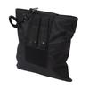 Dump Drop Pouch Multifunctional Nylon Portable Folding Recycling Bag Waist Hanging Recycling Bag for Outdoor Black