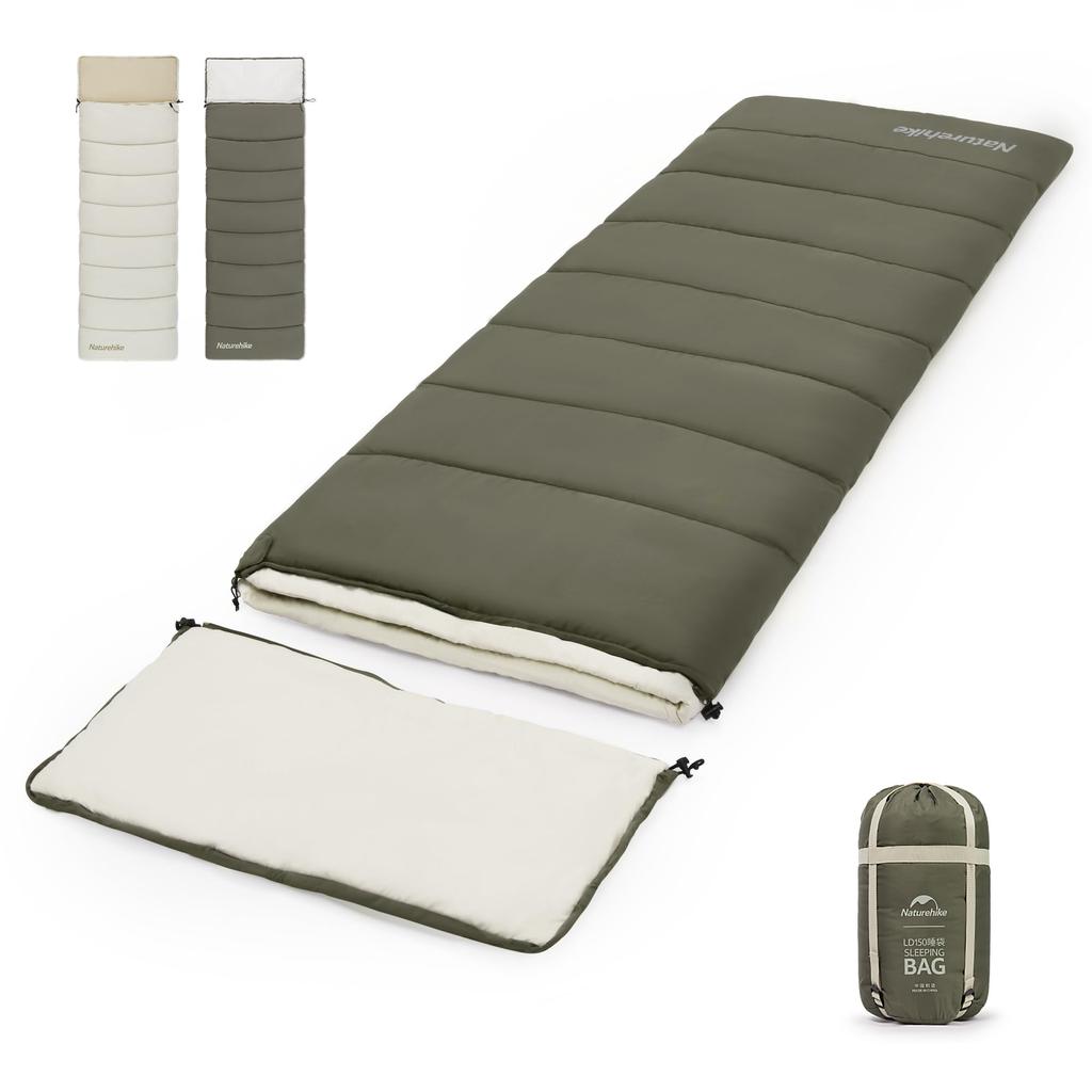 Naturehike Sleeping Envelope For 1 or 2 People Expandable Comfortable Temperature To Heat For Mountain Sleeping In the Disaster Guest Storage Pack