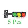 5~100Pcs LED Traffic Light Module 5V Light Emitting Module Electronic Learning Building Block Programming Single Control Board