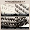 Diy Segmented Single-Cluster False Eyelashes Grafted Eyelashes Large-Capacity Combination Set Fried