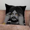 Sidhu Moose Wala Pillow Case For Home Bedroom Car Office Decoration Living Room Sofa Cushion Cover Suitable