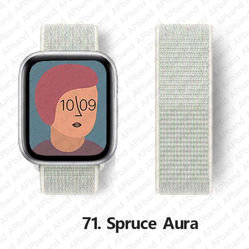 Nylon Band Voor Apple horlogeband 44mm 40mm 42mm 38mm 41mm 45mm 41 45 smartwatch polsband riem lus armband iWatch 3 4 5 se 6 7